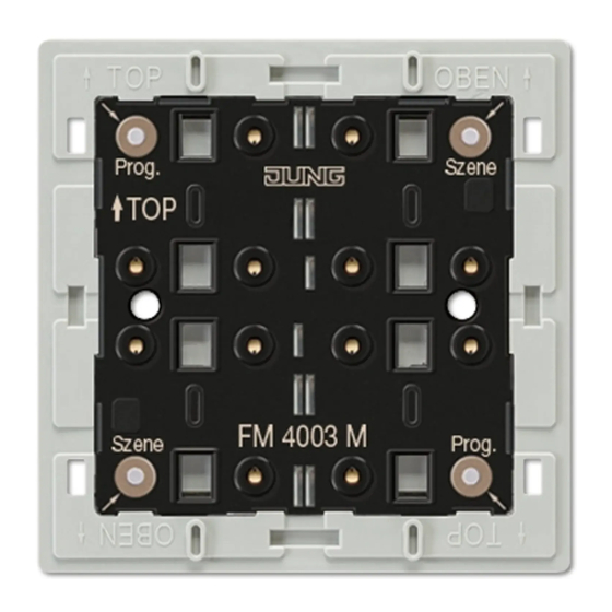 Jung eNet FM4001 Manuales