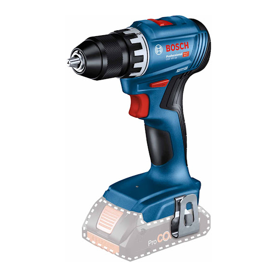 Bosch GSR Professional 18V-45 Manual Original