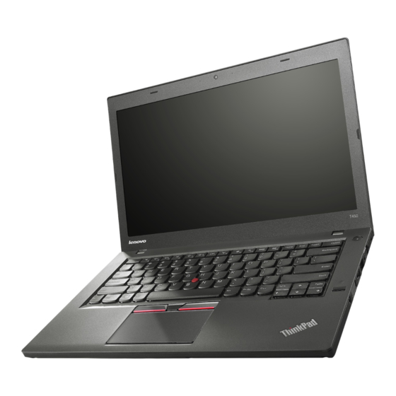 Lenovo ThinkPad T450 Guia Del Usuario
