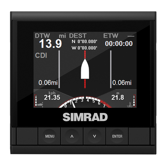 Simrad IS35 Manual Del Usuario
