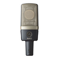 AKG C314 Manual Del Usuario