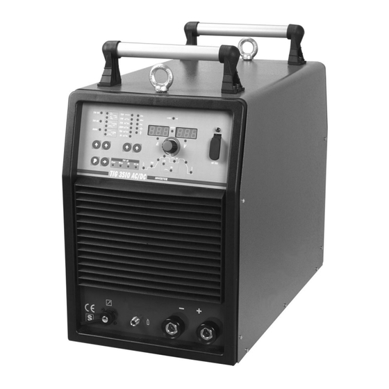 Elettro TIG 3510 AC/DC Manual De Instrucciones