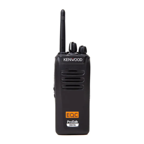 Kenwood ProTalk DIGITAL TK-3401D Guia Del Usuario