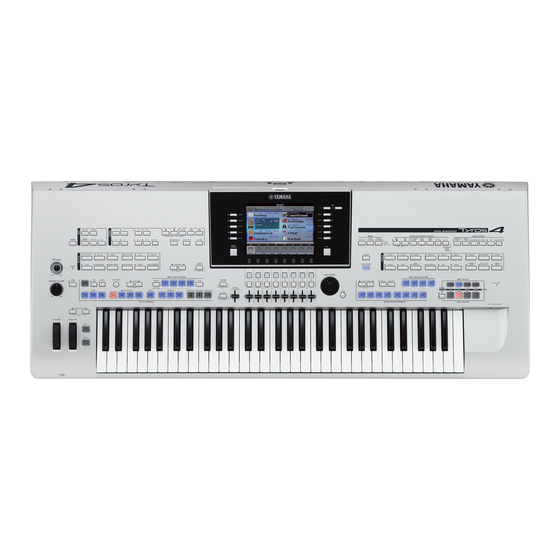 Yamaha Tyros4 Manual De Instrucciones