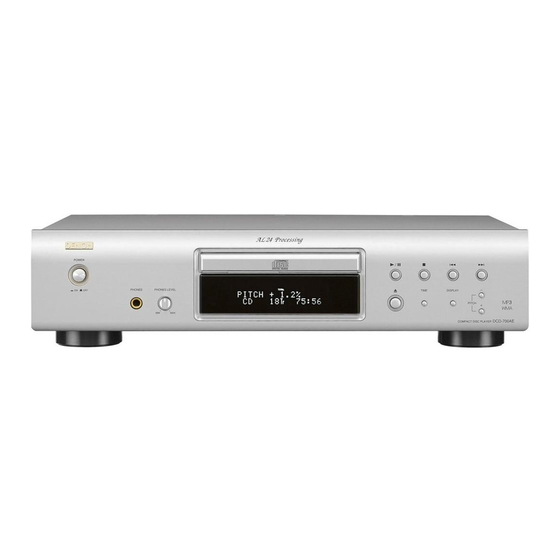 Denon DCD-700AE Instrucciones De Funcionamiento