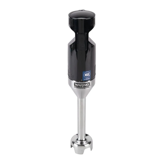 Waring Commercial Quik Stik WSB33X Manual De Instrucciones