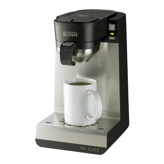 Bunn MY CAFE Manual De Uso Y Cuidado