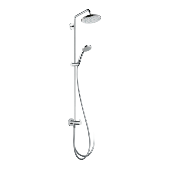 Hansgrohe Showerpipe Croma 220 Reno 27224000 Modo De Empleo/Instrucciones De Montaje