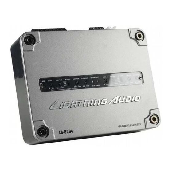 Lightning Audio LA-8004 Manual De Instrucciones