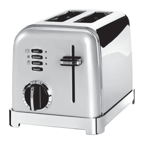 Cuisinart CPT180E Serie Manual Del Usuario