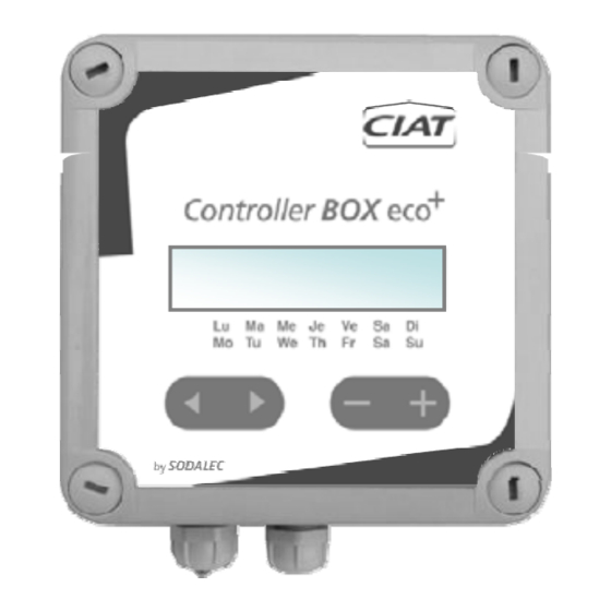 CIAT BOX TRI Eco+ Guia Del Usuario