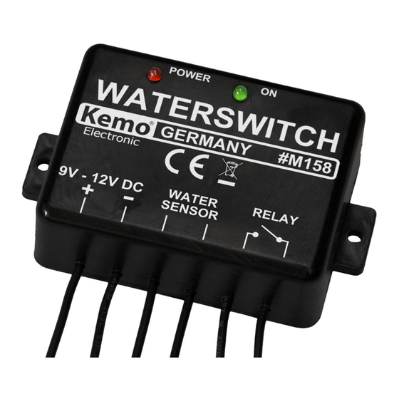 Kemo Electronic M158 Manual De Instrucciones