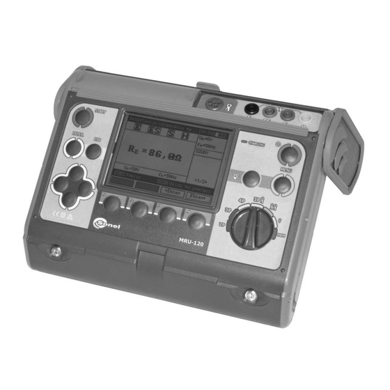 Sonel MRU-120 Manual De Instrucciones