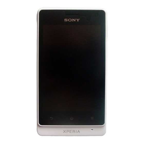 Sony Xperia go ST27i Manuales