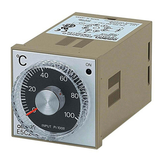 Omron E5C2 Guia De Inicio Rapido