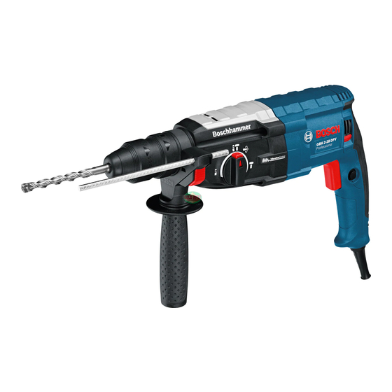 Bosch GBH Professional Manuales