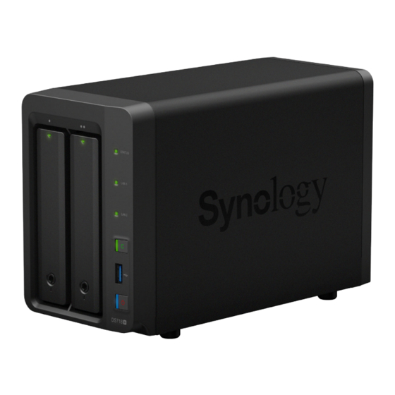 Synology DiskStation DS718+ Manuales