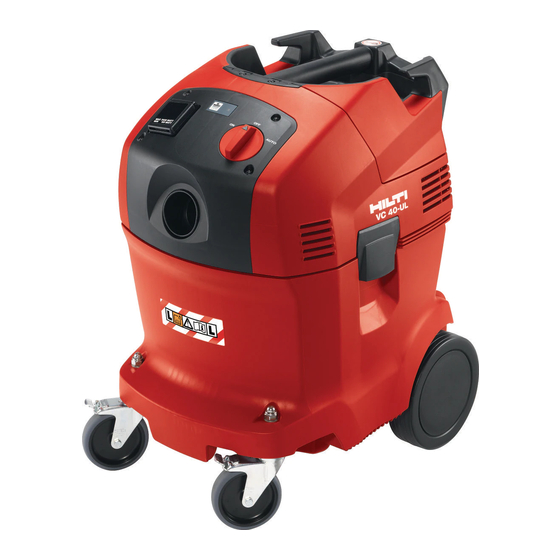 Hilti VC 20-UL Manual De Instrucciones