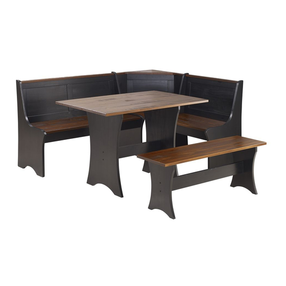 Linon Home Decor Products COASTAL 903805BLKABU Manual Del Usuario