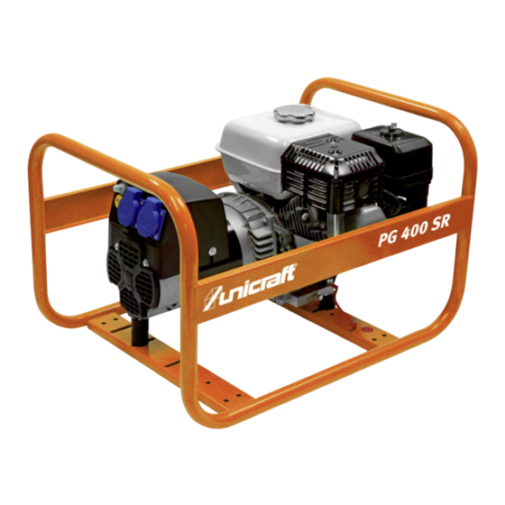 unicraft PG 32 SR Instrucciones De Funcionamiento