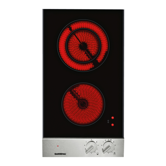 Gaggenau VE 230 Instrucciones De Uso
