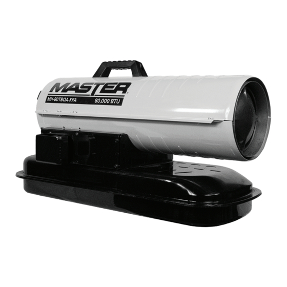 Master MH-80TBOA-KFA Manual Del Usuario E Instrucciones