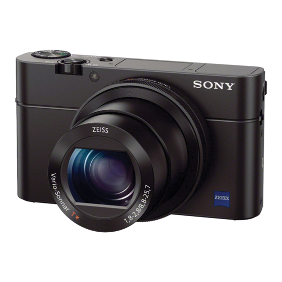 Sony DSC-RX100M3 Guía De Conexión