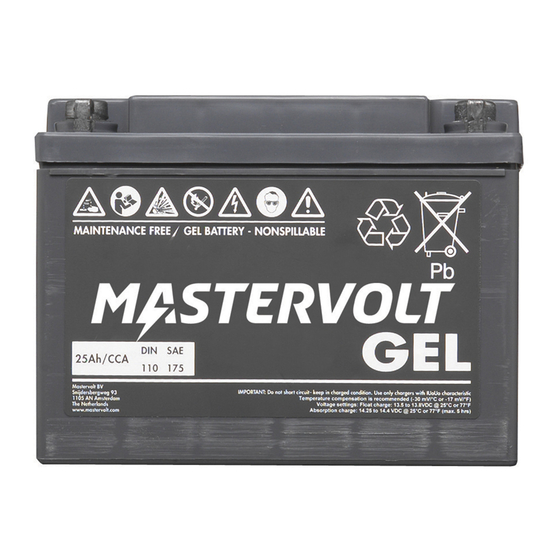 Mastervolt MVG Serie Manuales