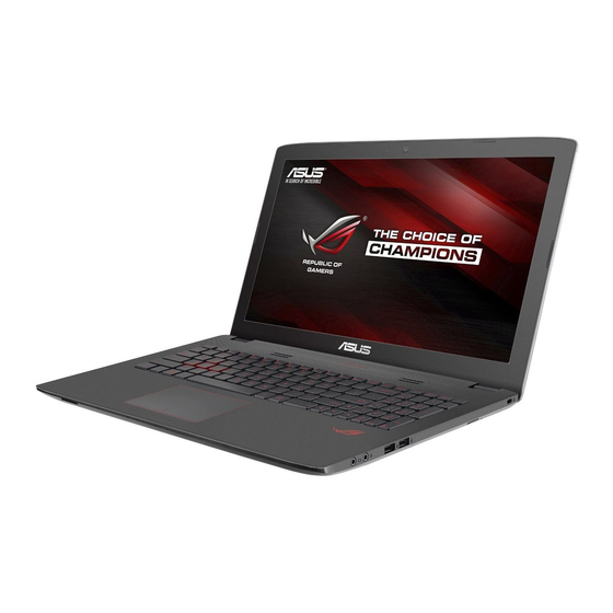 Asus GL752V Manual Del Usuario