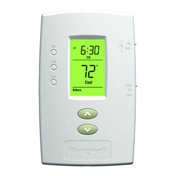 Honeywell PRO 2000 Serie Manual De Uso