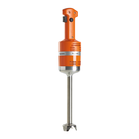 Dynamic Junior MX225 Instrucciones De Utilización Y Mantenimiento