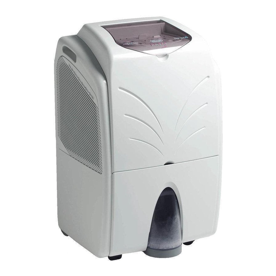 Manual del deshumidificador DeLonghi DE220