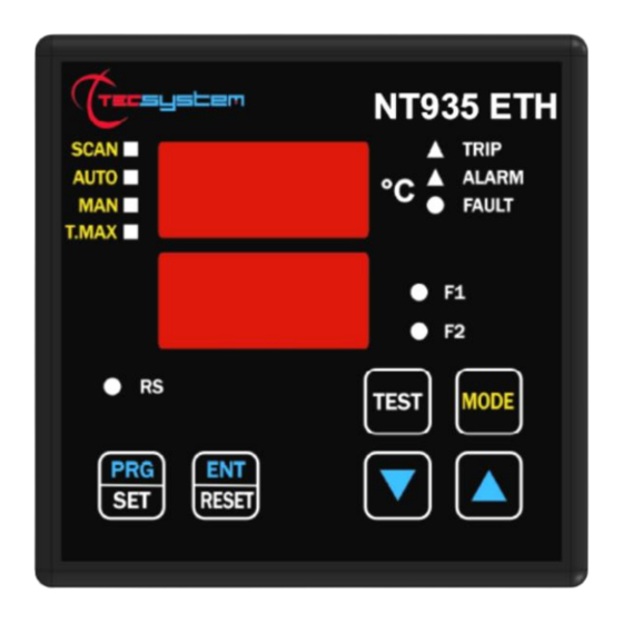 TECSYSTEM NT935 ETH Manual De Instrucciones