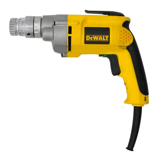 DeWalt DW275QD Manual De Instrucciones