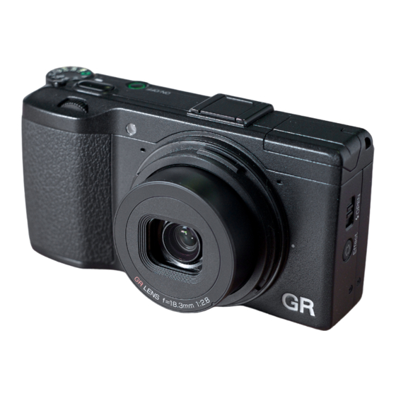 Ricoh GR Manuales