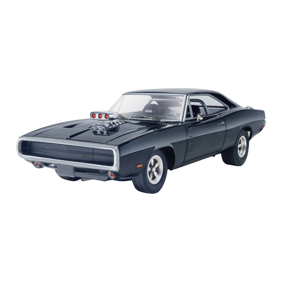 REVELL DOMINIC'S 1970 DODGE CHARGER Manual De Instrucciones