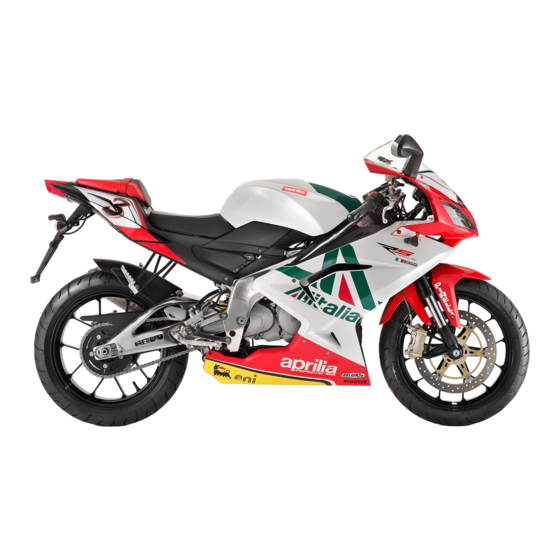 APRILIA RS 125 2006 Manual Del Usuario