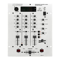 Behringer PRO MIXER DX626 Guia De Inicio Rapido