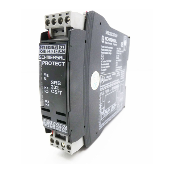 schmersal SRB 202CS Manual De Instrucciones