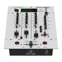 Behringer PRO MIXER DX626 Guia Rápido