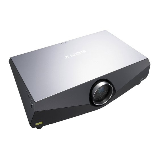 Sony VPL-FE40 Manual De Instalación