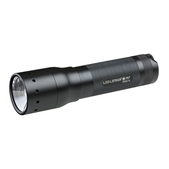 Led Lenser M7 Manual De Instrucciones