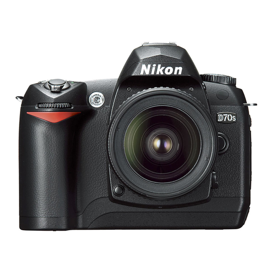 Nikon D70s Manual De Instrucciones