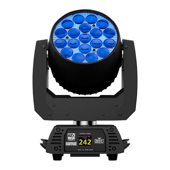 Chauvet Professional Rogue R2X Wash VW Guía De Referencia Rápida