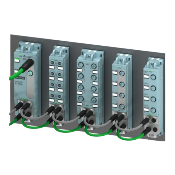 Siemens SIMATIC ET 200AL Manual De Sistema