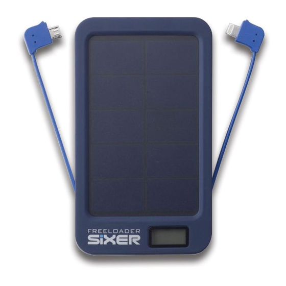 Solar FREELOADER SIXER FL5060 Manuales