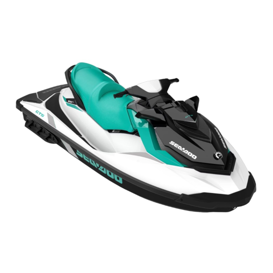 Sea-doo GTS 2018 Serie Guia Del Usuario