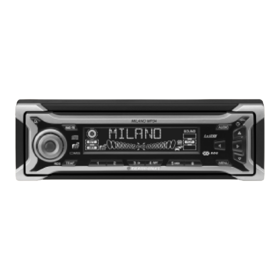 Blaupunkt Milano MP34 Manuales