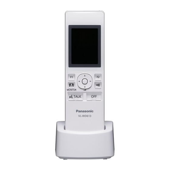 Panasonic VL-WD613EX Manuales