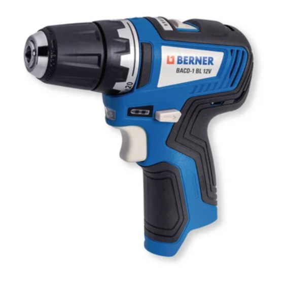 Berner BACD-1 BL 12V Manuales